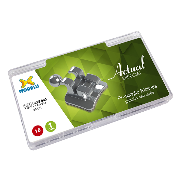 🎁 Actual Especial Stainless Steel .018 Ricketts Brackets Single Patient Kit (100% off)