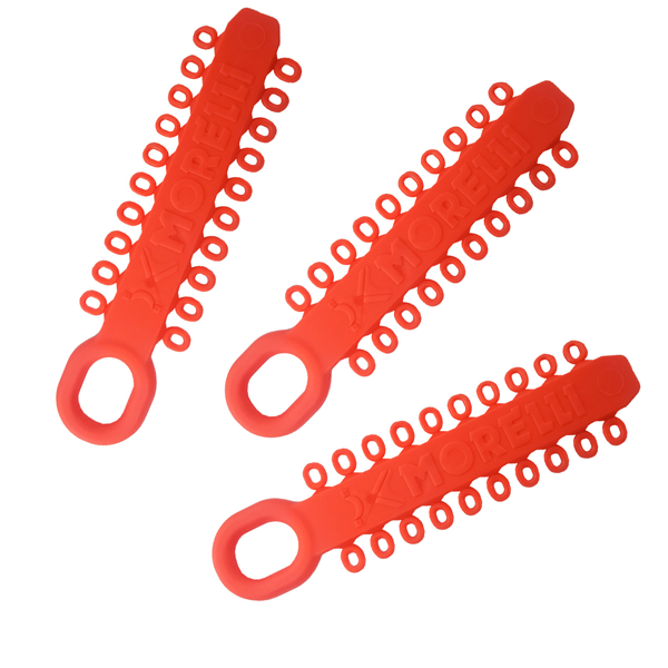 🎁 Antimicrobial Elastomeric Ligature Ties Coral Orange (100% off)