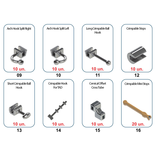 Attachments Kit with 240 Pieces