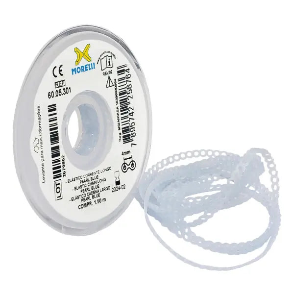 Elastomeric Power Chain Pearl Blue 5ft