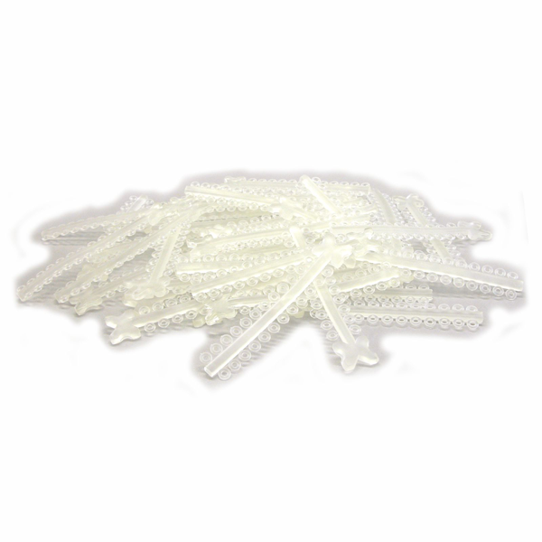 Elastomeric Ligature Ties Clear