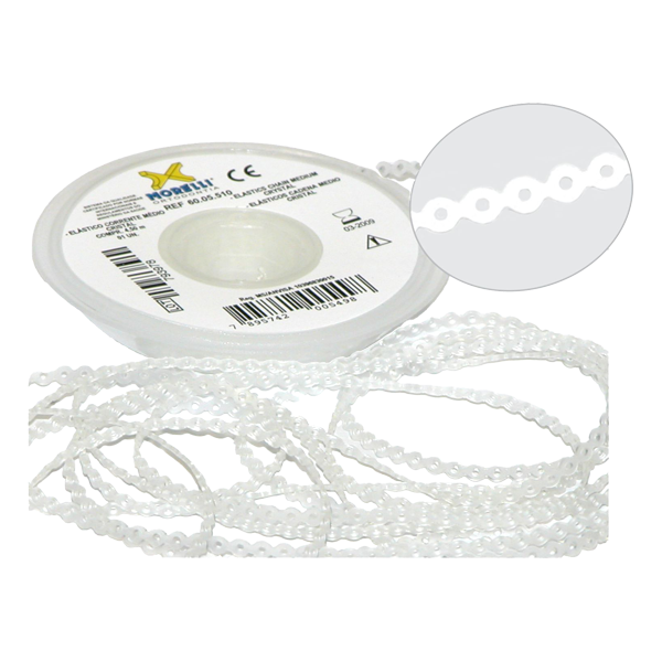 Elastomeric Power Chain Clear 15ft