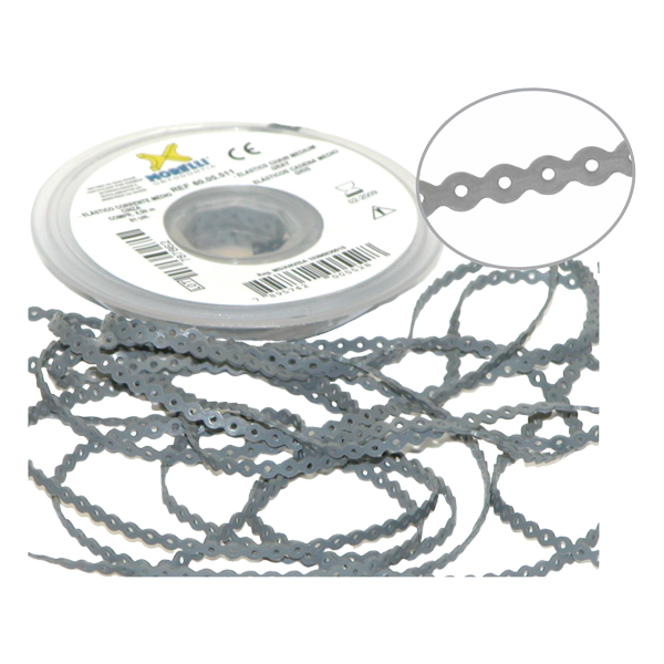 Elastomeric Power Chain Gray 15ft