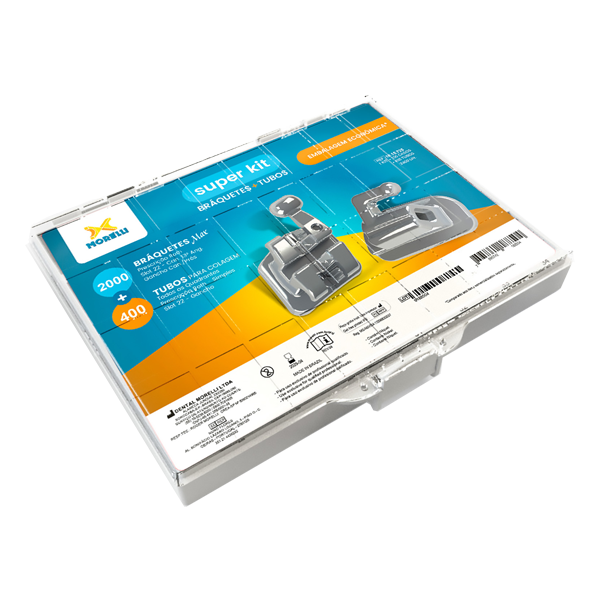 Max Stainless Steel Brackets 100 Patient Kits + Bondable Buccal Tubes 400 Pieces