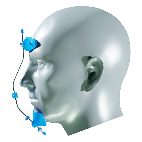 Multi-Adjustable Facemask Baby Blue
