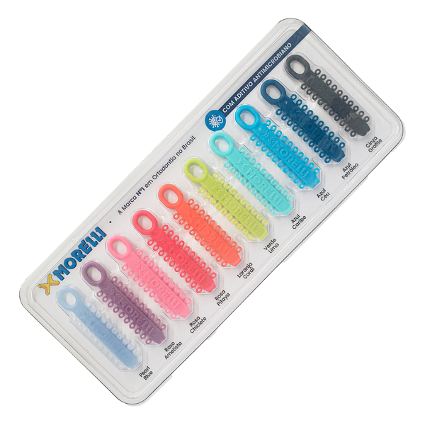 Antimicrobial Elastomeric Ligature Color Display