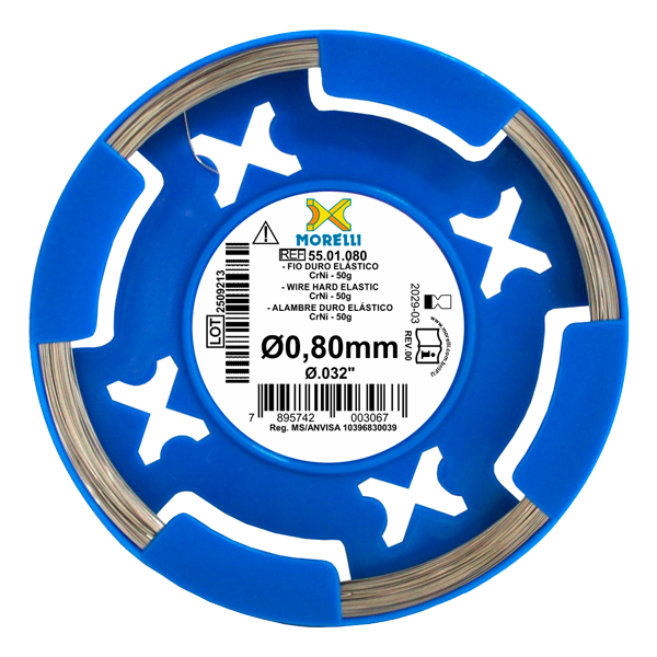 Stainless Steel Round Hard Wire Ø.032"