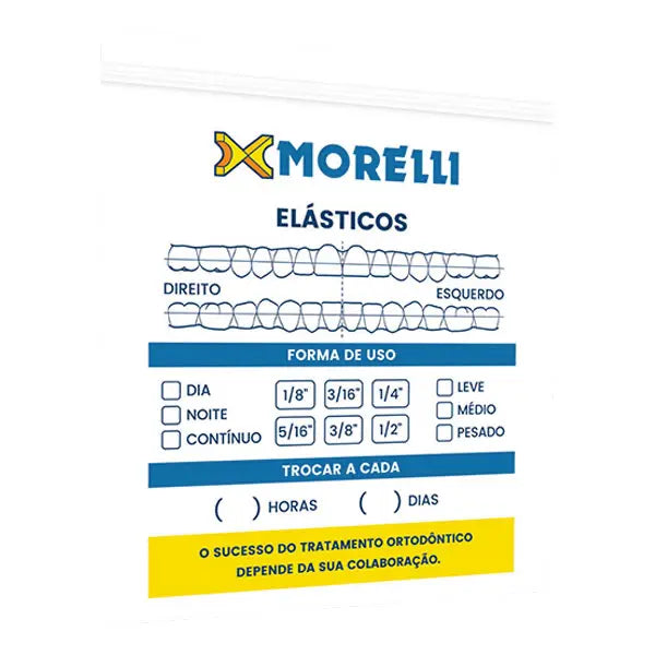 Zip Bag for Intraoral Elastics