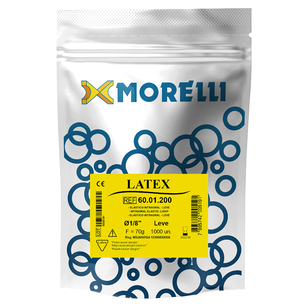 Amber Latex Intraoral Elastics 1/8" Bulk