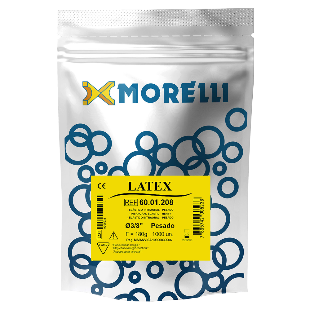 Amber Latex Intraoral Elastics 3/8" Bulk