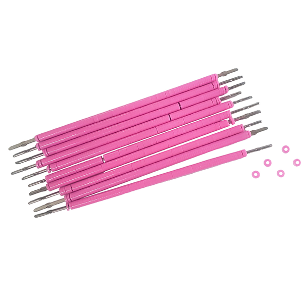 Antimicrobial Elastomeric Pre-Loaded Canes Bubblegum Rose