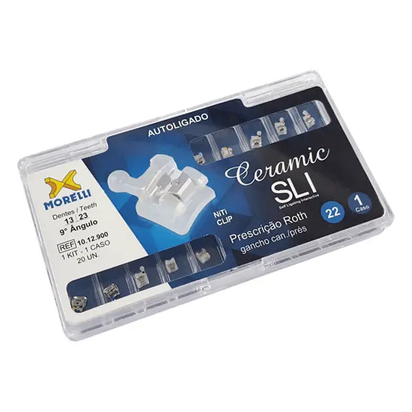 Self-Ligating Interactive Ceramic .022 Roth Brackets Single Patient Kit