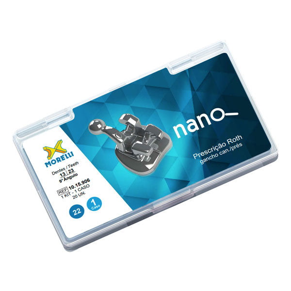 Nano Stainless Steel .022 Roth Brackets Single Patient Kit