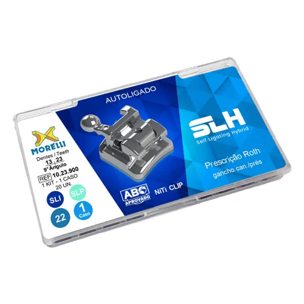 Self-Ligating Hybrid Stainless Steel .022 Roth Brackets Single Patient Kit
