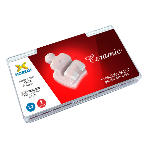 Ceramic .022 M.B.T. Brackets Single Patient Kit