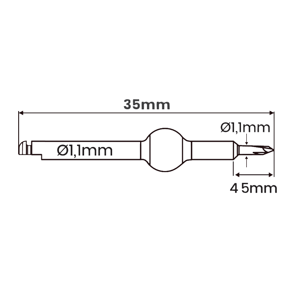 Drill Bit For TADs Long