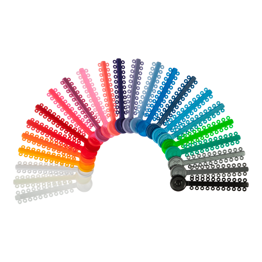 Elastomeric Ligature Ties Assorted