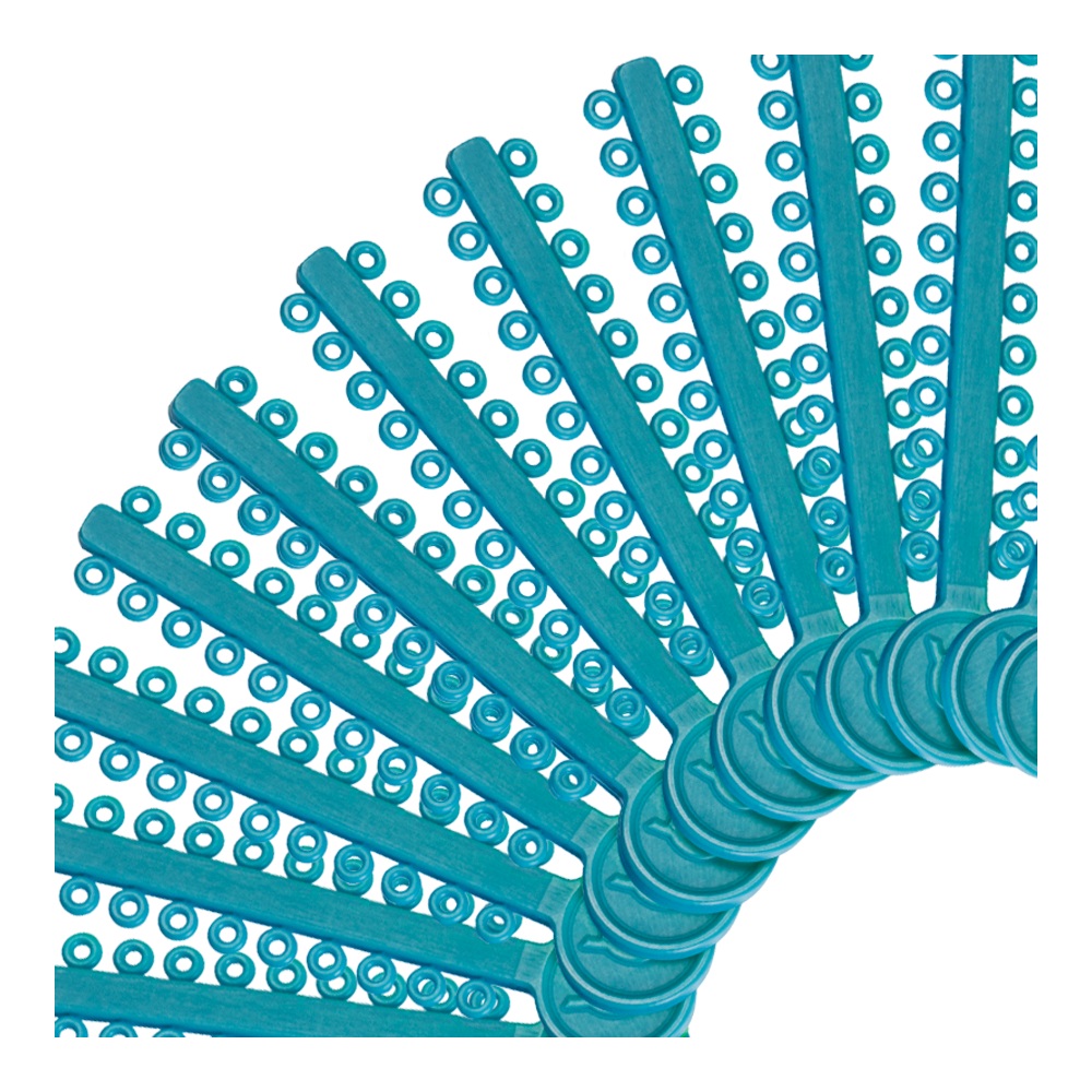 Elastomeric Ligature Ties Baby Blue