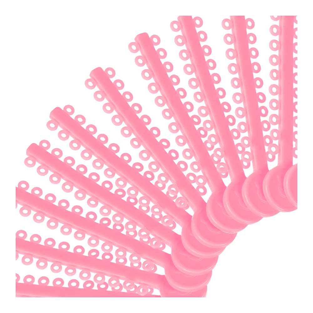 Elastomeric Ligature Ties Baby Pink