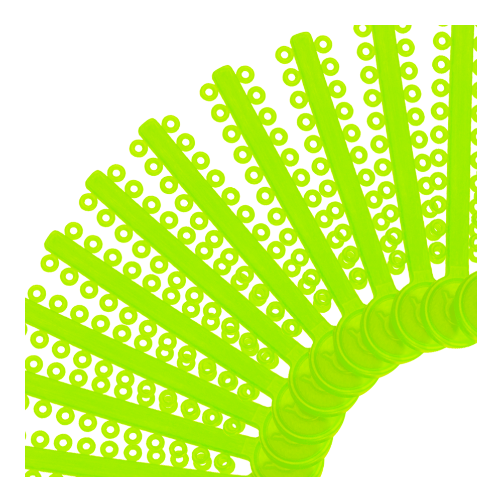 Elastomeric Ligature Ties Lemon Yellow