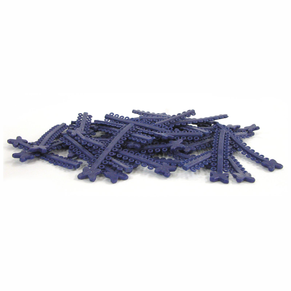 Elastomeric Ligature Ties Navy Blue