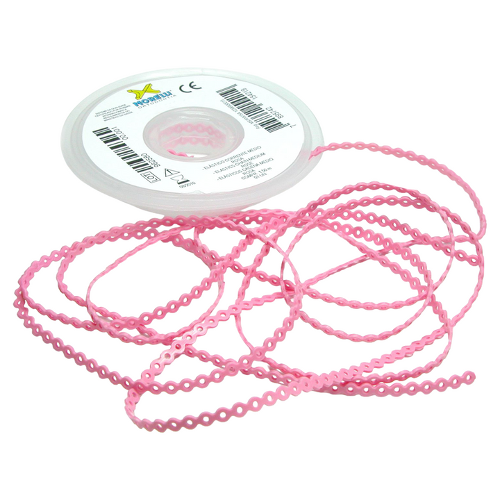 Elastomeric Power Chain Baby Pink 5ft
