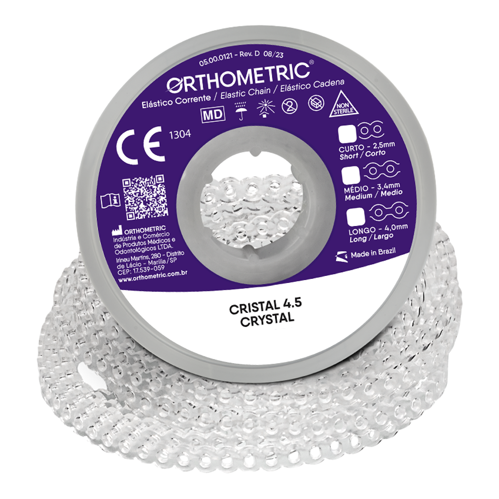 Elastomeric Power Chain Clear 15ft