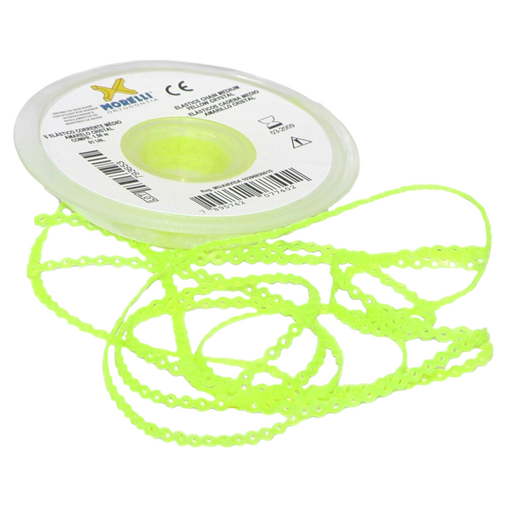 Elastomeric Power Chain Crystal Lime Green 5ft