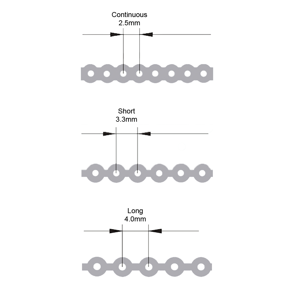 Elastomeric Power Chain Lilac 5ft