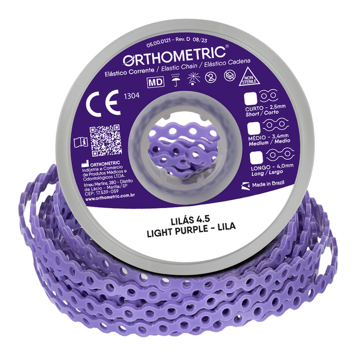 Elastomeric Power Chain Lilac 15ft