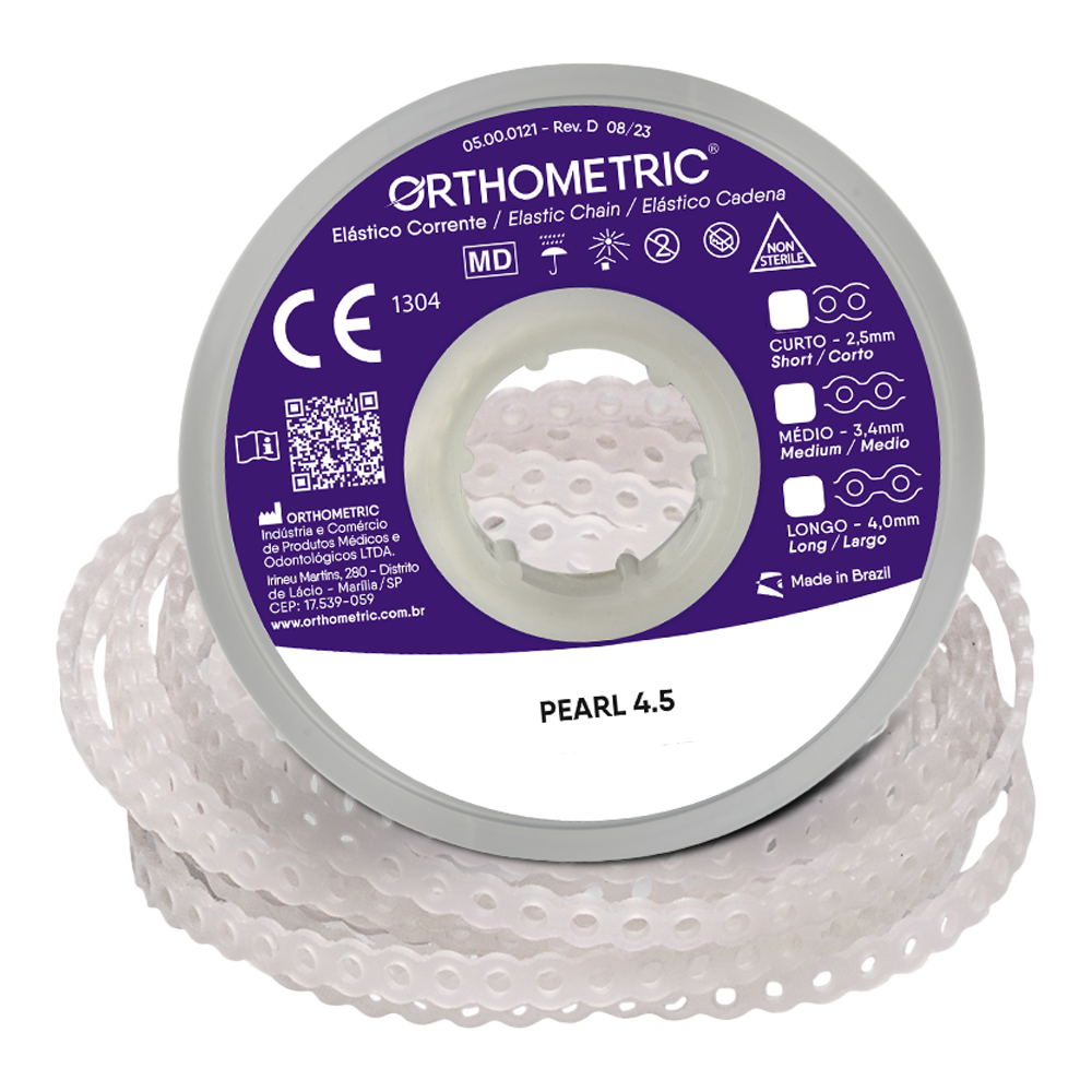 Elastomeric Power Chain Pearl 15ft