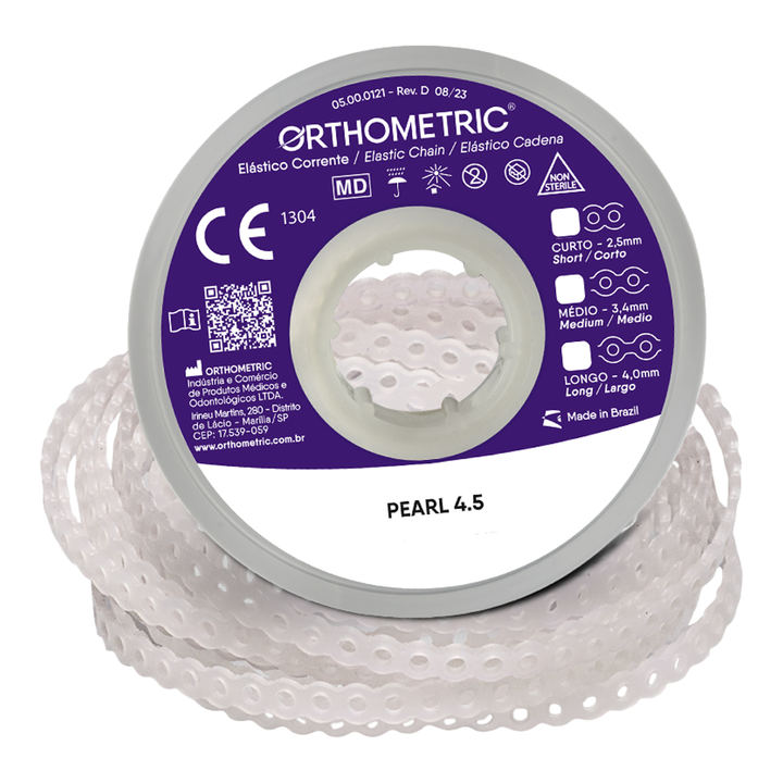 Elastomeric Power Chain Pearl 15ft