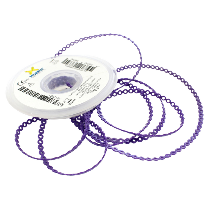 Elastomeric Power Chain Purple 5ft