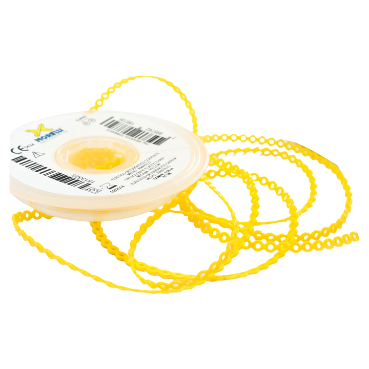 Elastomeric Power Chain Yellow 5ft