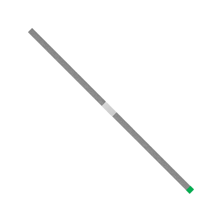 Interproximal Stainless Steel Diamond Finishing Strips Gapped 4.0mm