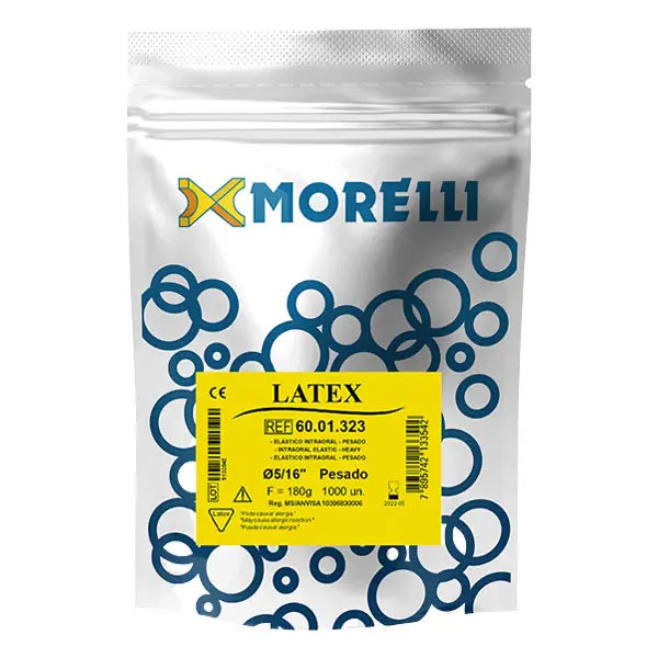 Amber Latex Intraoral Elastics 5/16" Bulk