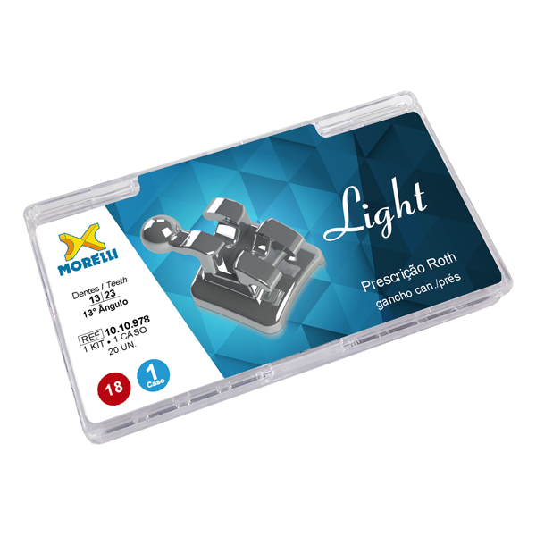 🎁 Light Stainless Steel .018 Roth Brackets Single Patient Kit (100% off)
