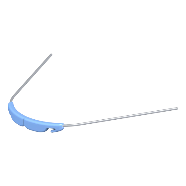 Lip Bumper Baby Blue With Hook