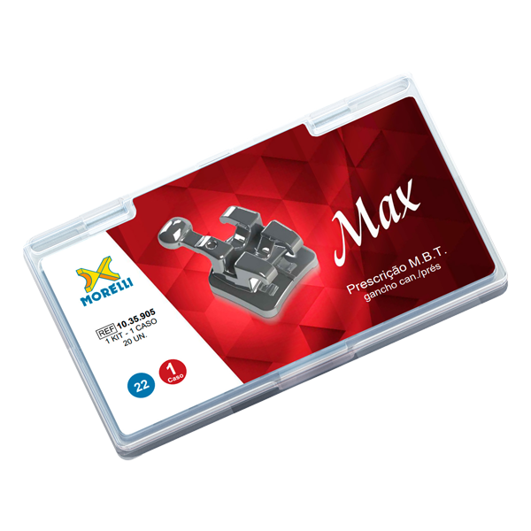 Max Stainless Steel .022 M.B.T. Brackets Single Patient Kit
