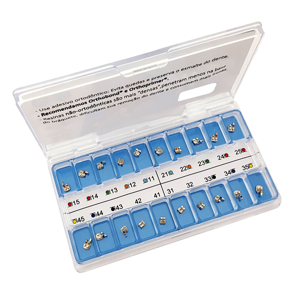 Monobloc Stainless Steel .022 Roth Brackets Single Patient Kit