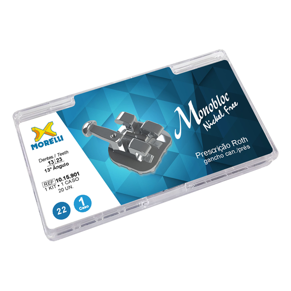 Monobloc Stainless Steel .022 Roth Brackets Single Patient Kit