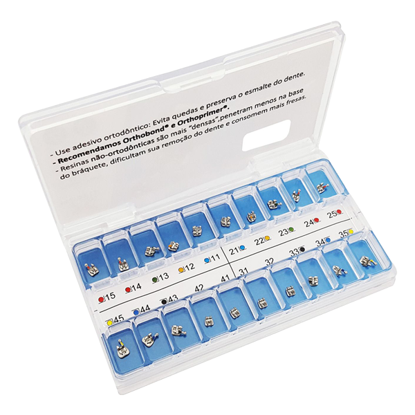 Nano Stainless Steel .022 Roth Brackets Single Patient Kit