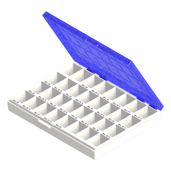 Anatomical Bands Lower Organizer with Lid