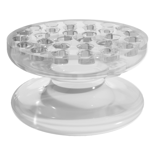 Sapphire Bondable Flat Lingual Button