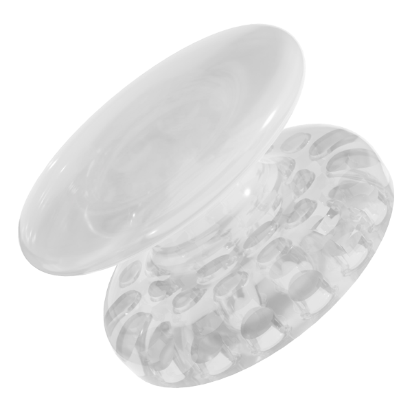 Sapphire Bondable Flat Lingual Button