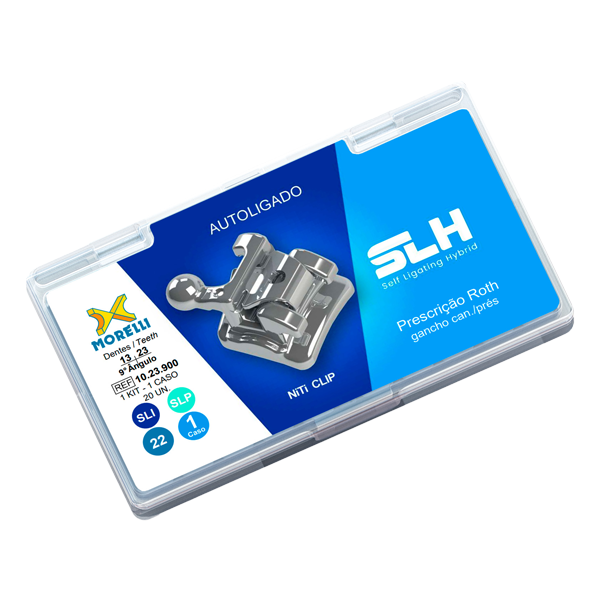 Self-Ligating Hybrid Stainless Steel .022 Roth Brackets Single Patient Kit