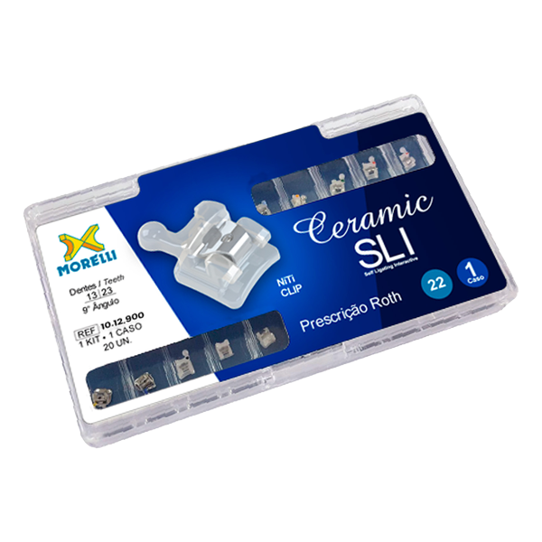 Self-Ligating Interactive Ceramic .022 Roth Brackets Single Patient Kit