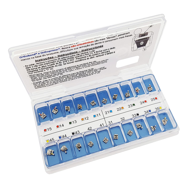 Self-Ligating Interactive Stainless Steel .022 Roth Brackets Single Patient Kit