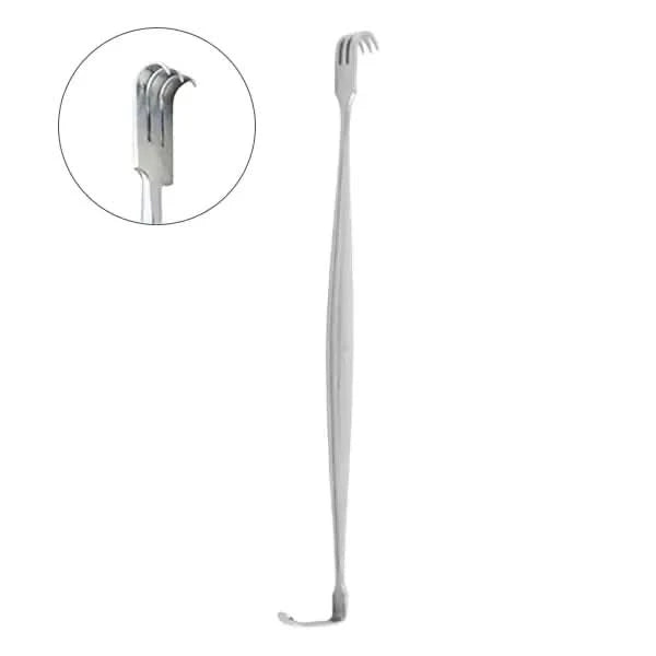 Senn-Mueller Retractor 3 Sharp Prongs 16cm – First Dental