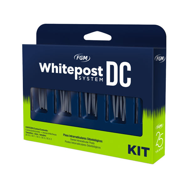 Whithepost DC Glass Fiber Intraradicular Posts Kit